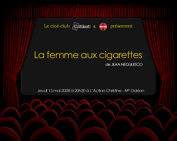 Ciné-club critikat le 15 mai