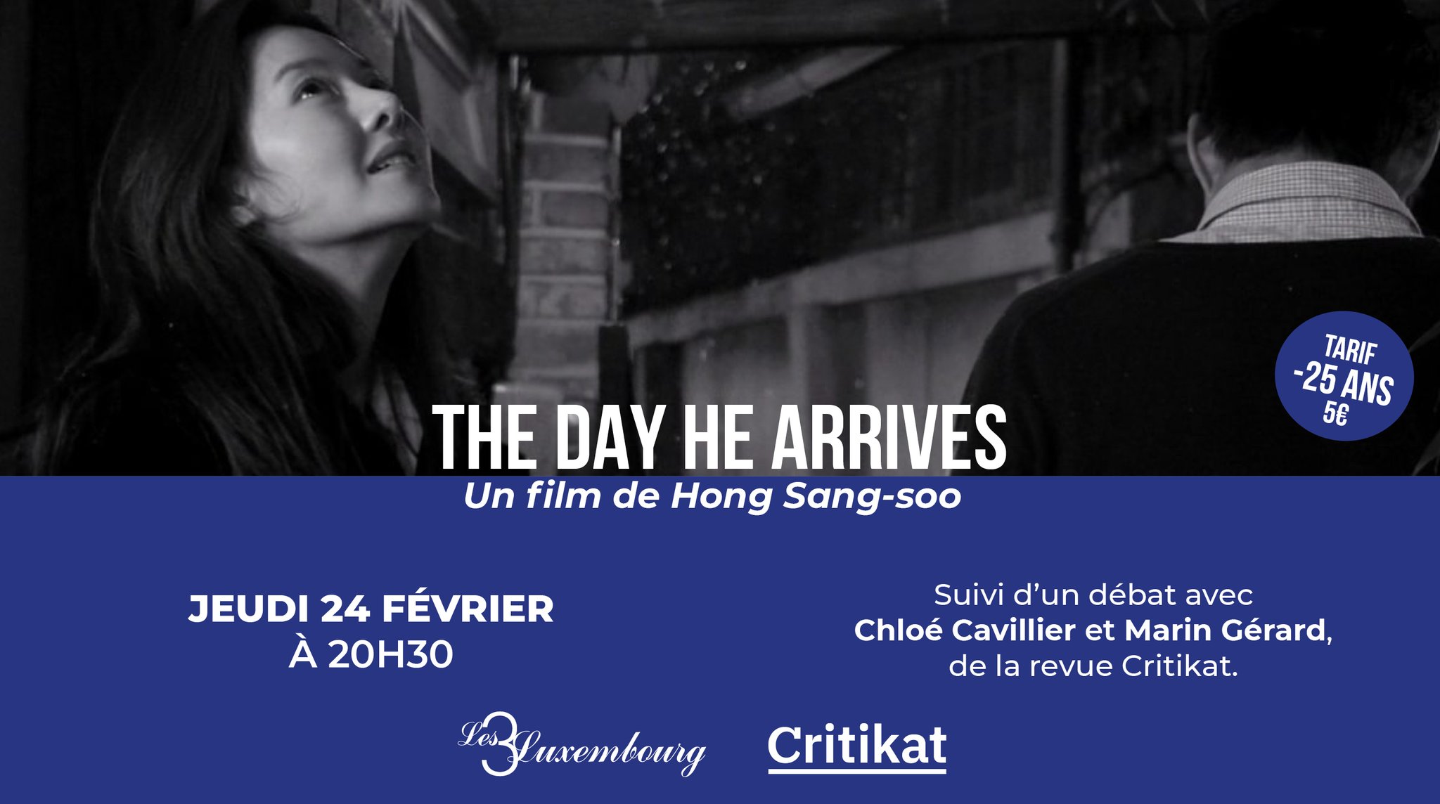 Ciné-club Critikat&nbsp;: «&nbsp;The Day He Arrives&nbsp;» de Hong Sang-soo