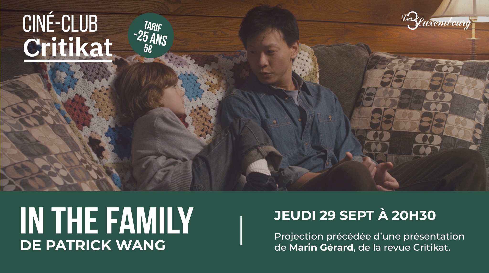 Ciné-club Critikat&nbsp;: «&nbsp;In the family&nbsp;» de Patrick Wang