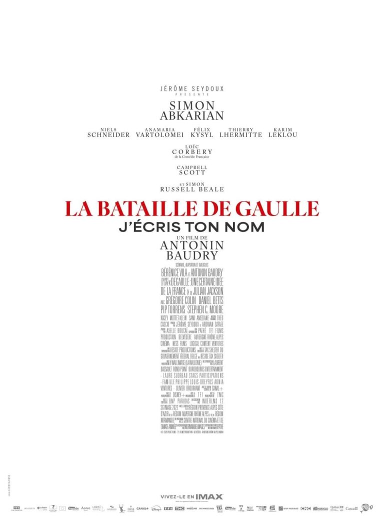 Affiche de La Bataille de Gaulle : J’écris ton nom